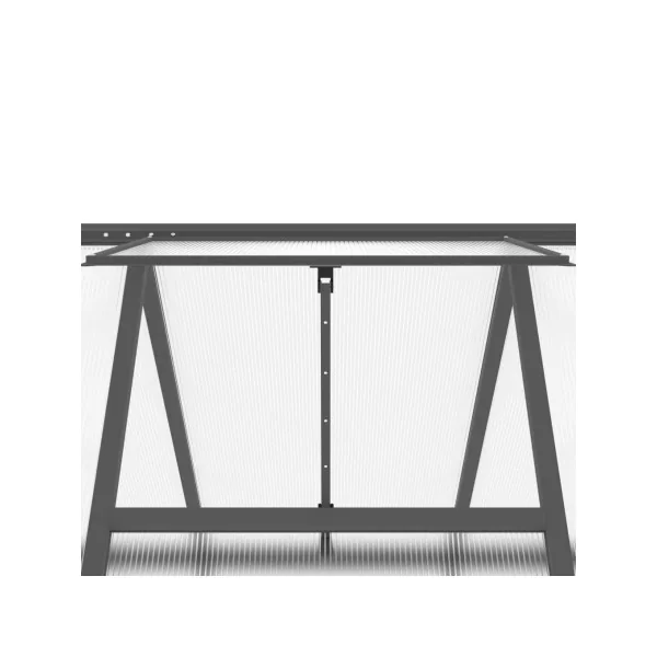 Serre Aluminium Anthracite 2,85 m² Serre Polycarbonate Serre Potager Plantation