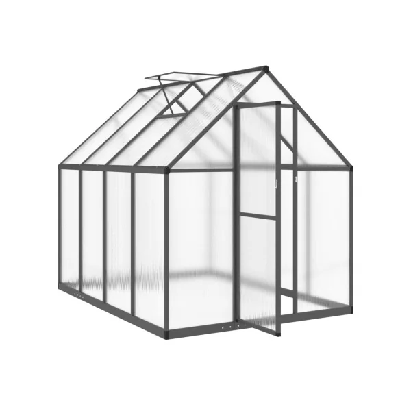 Serre Aluminium Anthracite 3,78 m² Serre Polycarbonate Serre Potager Plantation