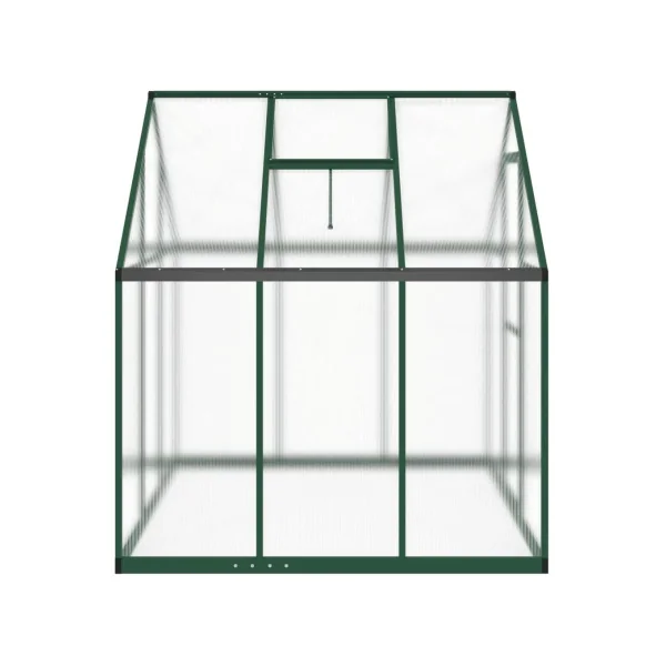 Serre Aluminium Verte 2,85 m² Serre Polycarbonate Serre Potager Plantation