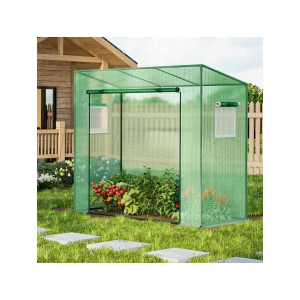 Serre de Jardin 200x77x169 cm Serre Tomate Serre Potager Serre Plantation