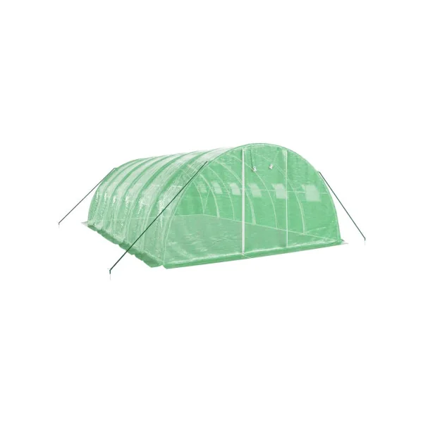 Serre de jardin 24 m² 600x400 cm Verte Serre Tunnel de jardin Serre plantation Serre potager