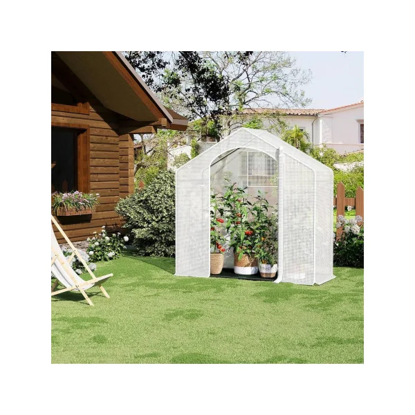 Serre de Jardin 2m x 0,80m x 2m Serre Terrasse Serre Balcon Serre Potager Tomate