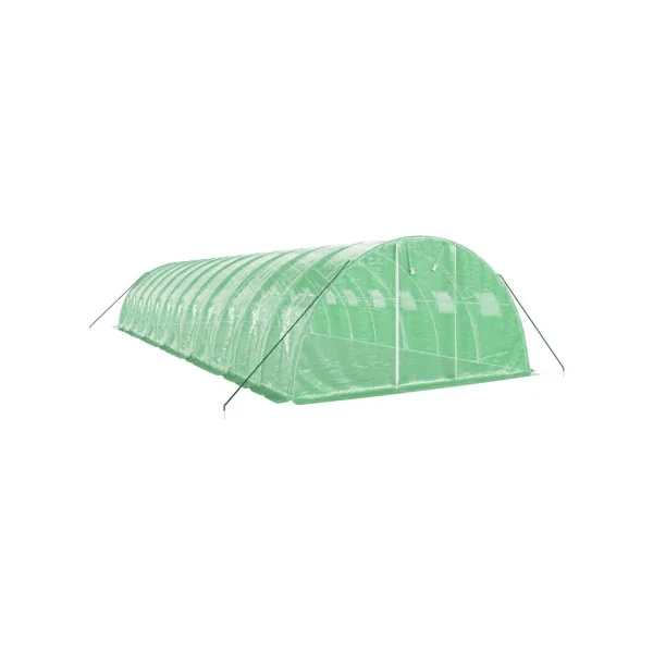 Serre de jardin 48 m² 1200x400 cm Verte Serre Tunnel de jardin Serre plantation Serre potager