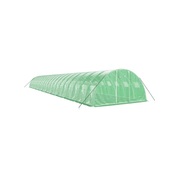 Serre de jardin 88 m² 2200x400 cm Verte Serre Tunnel de jardin Serre plantation Serre potager
