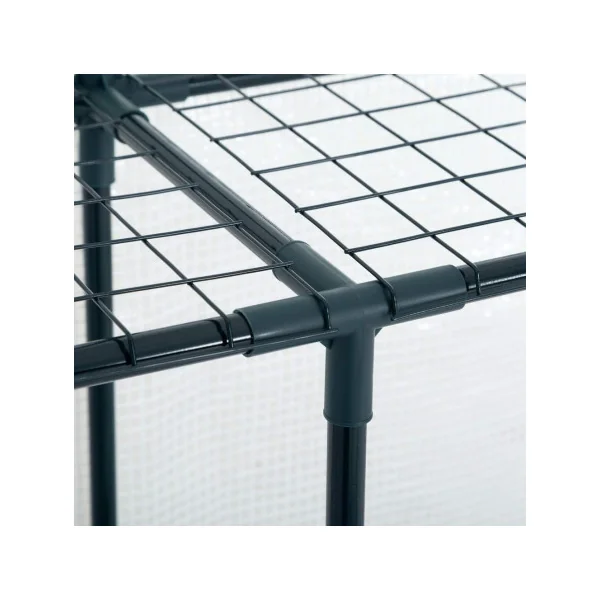 Serre de Jardin avec Etagères 2m² Protection Contre le Froid