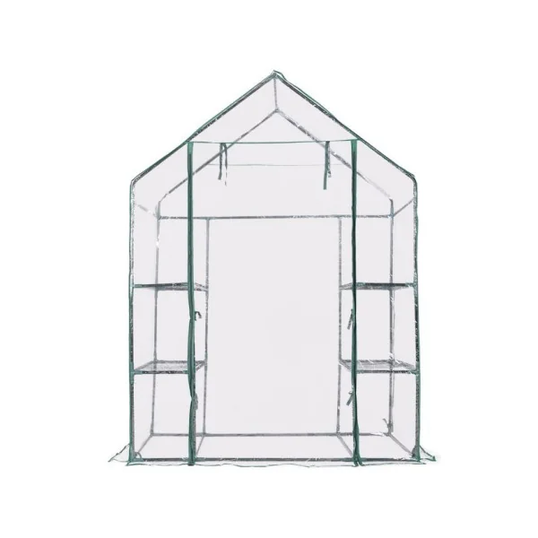Serre de Jardin Tente pour Plantes en PVC 3 Etages Transparent