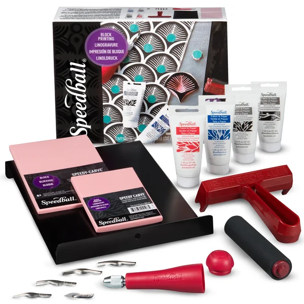 Set encre Lino Textile de luxe (14 pièces)
