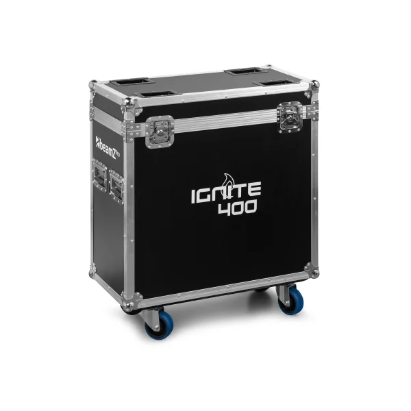 Set IGNITE400 Beamz-pro - Pack de 2 Lyres LED 400W BSW 3en1 CMY Flight Case