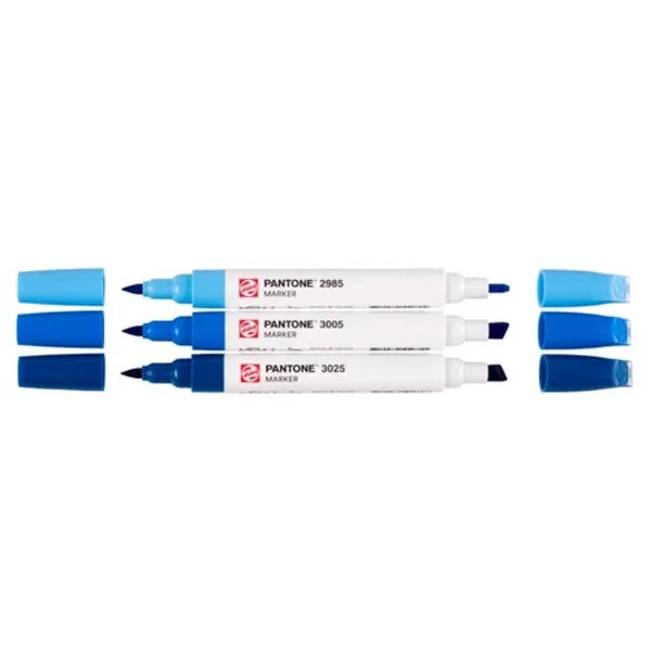 Set marqueur Pantone x 3 blue