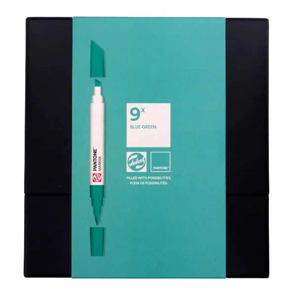 Set marqueur Pantone x 9 blue green