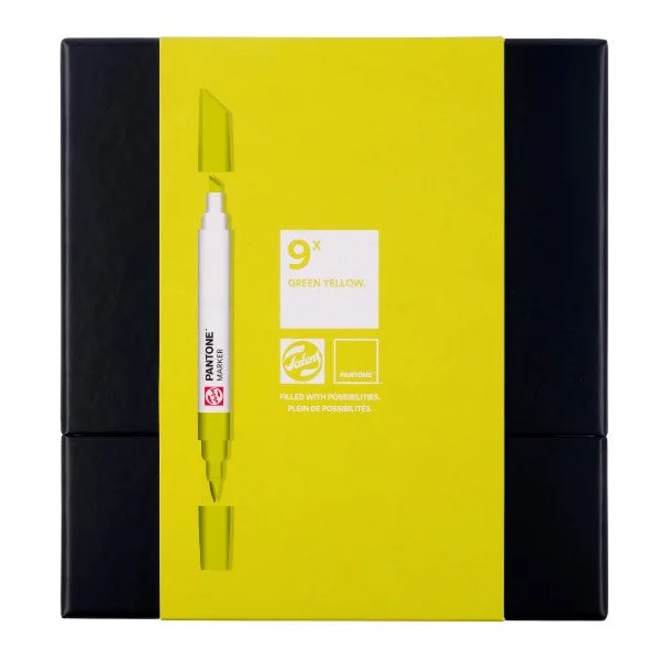 Set marqueur Pantone x 9 green yellow