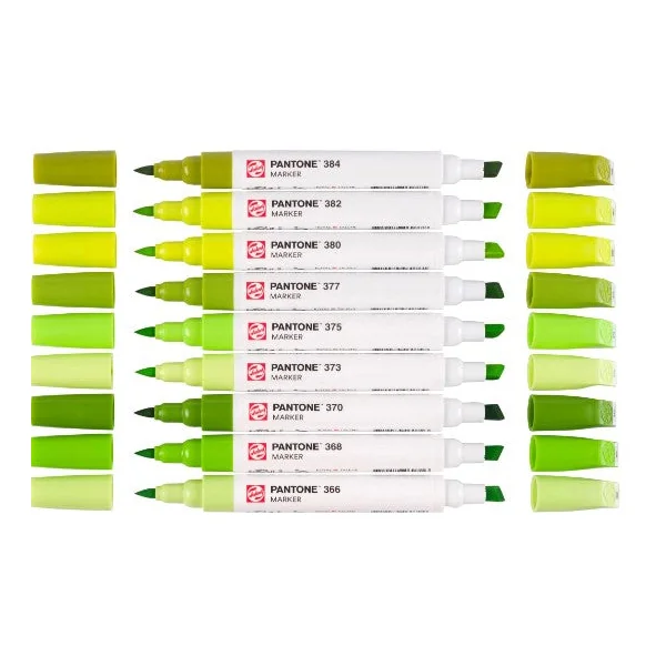 Set marqueur Pantone x 9 green yellow