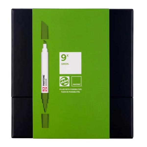 Set marqueur Pantone x 9 green