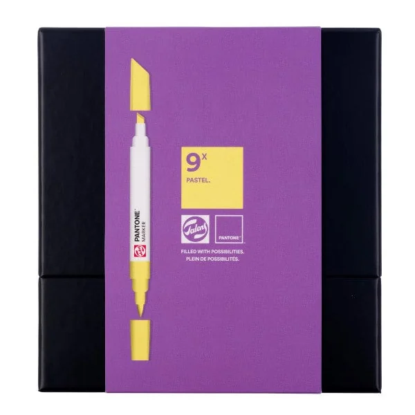 Set marqueur Pantone x 9 pastel