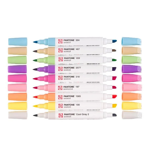 Set marqueur Pantone x 9 pastel