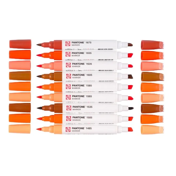 Set marqueur Pantone x 9 warm red