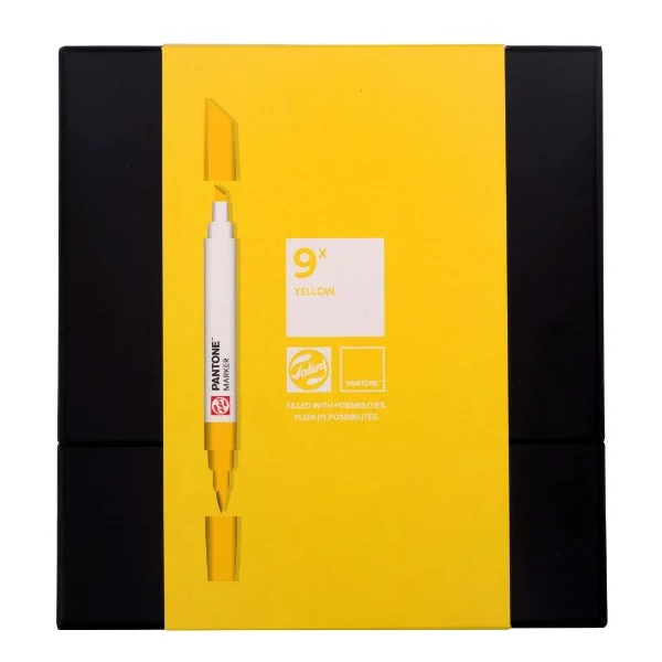 Set marqueur Pantone x 9 yellow