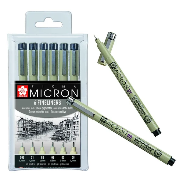 Sets de Feutres Pigma Micron Sakura