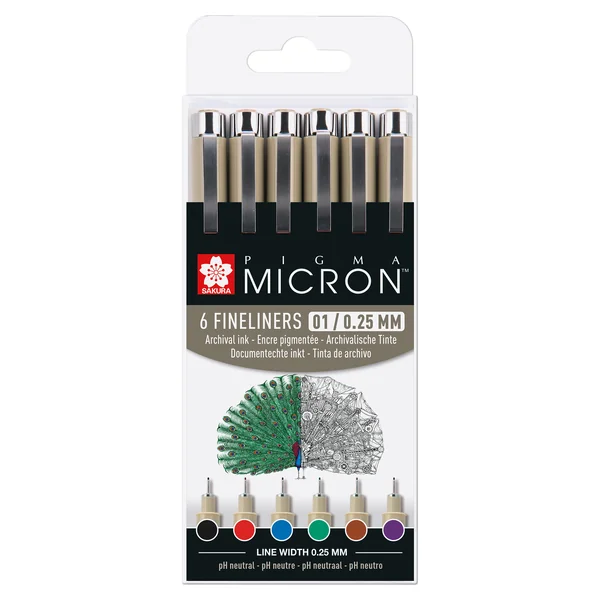 Sets de Feutres Pigma Micron Sakura
