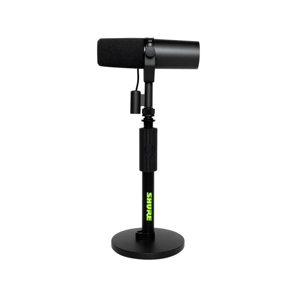 SHDESKTOP1 SHURE BY GATOR - Base ronde 15cm diam, réglable en hauteur 25-38cm