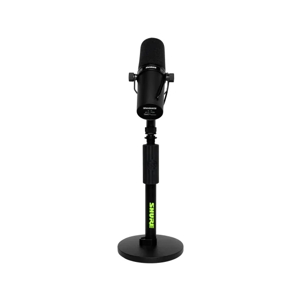 SHDESKTOP1 SHURE BY GATOR - Base ronde 15cm diam, réglable en hauteur 25-38cm
