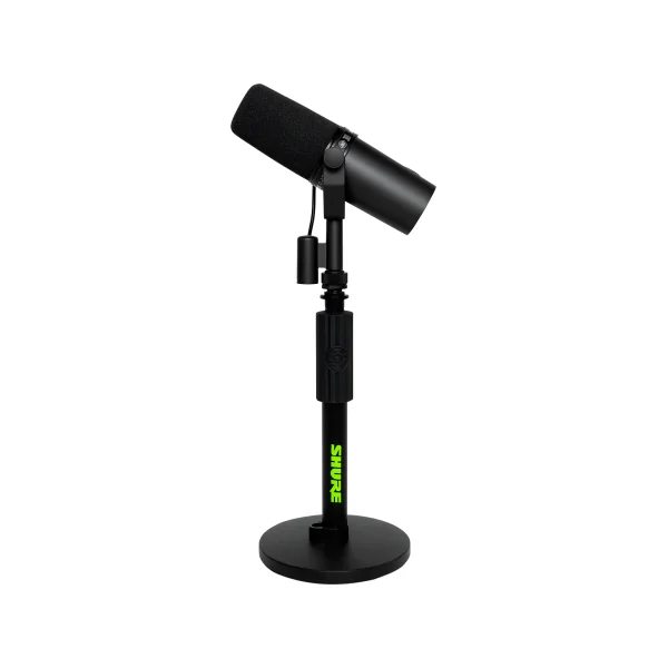 SHDESKTOP1 SHURE BY GATOR - Base ronde 15cm diam, réglable en hauteur 25-38cm