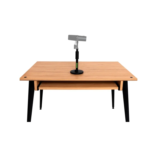 SHDESKTOP1 SHURE BY GATOR - Base ronde 15cm diam, réglable en hauteur 25-38cm