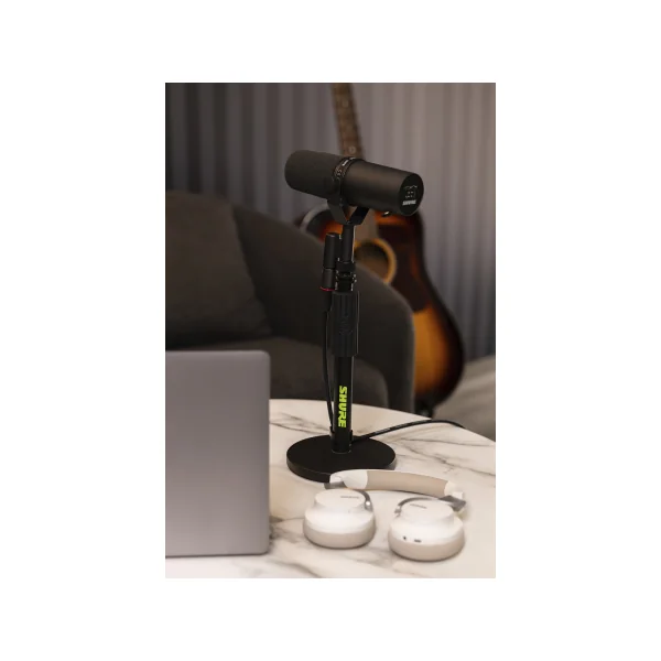 SHDESKTOP1 SHURE BY GATOR - Base ronde 15cm diam, réglable en hauteur 25-38cm