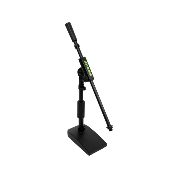 SHDESKTOP2 SHURE BY GATOR - Base lestée 11 x 20 cm, réglable en hauteur 33-40cm