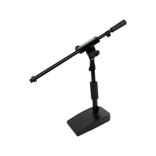 SHDESKTOP2 SHURE BY GATOR - Base lestée 11 x 20 cm, réglable en hauteur 33-40cm