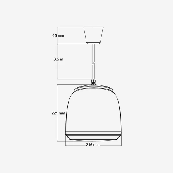 SHP660 Enceinte suspendue 60-30-15 Watts 100 V