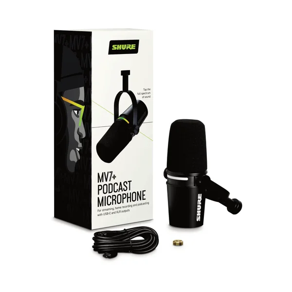 Shure MV7+ Noir