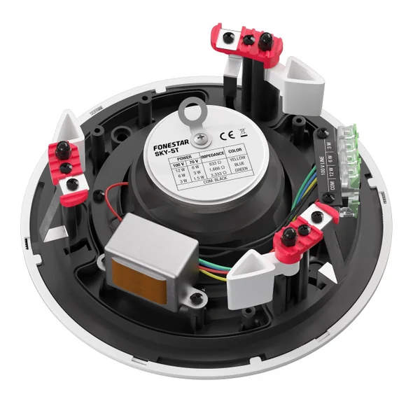 SKY-5T Haut-parleur plafond 12 - 6 -3 Watts 100 V