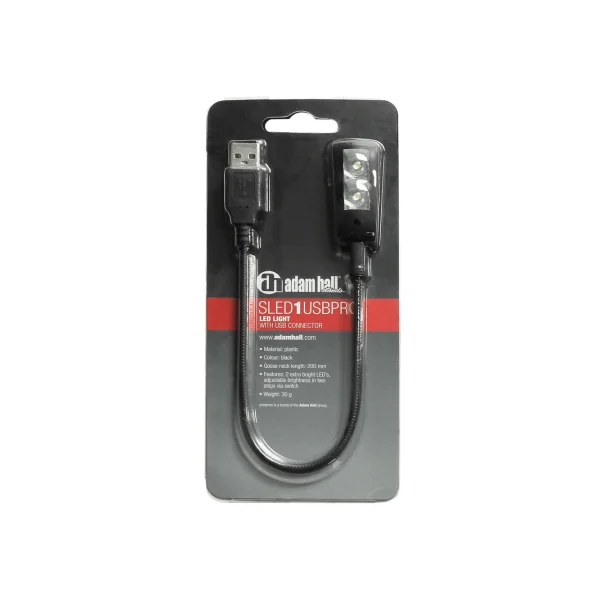 SLED 1 USB PRO - Lampe col de cygne, connecteur USB, 2 LED