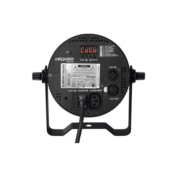 SLIMPAR-710-QUAD Algam lighting - Projecteur led plat 7 X 10W RGBW silencieux