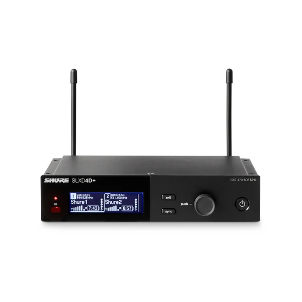 SLXD24D+E-58-G65 SHURE - Système sans fil double SM58 470-606 MHz