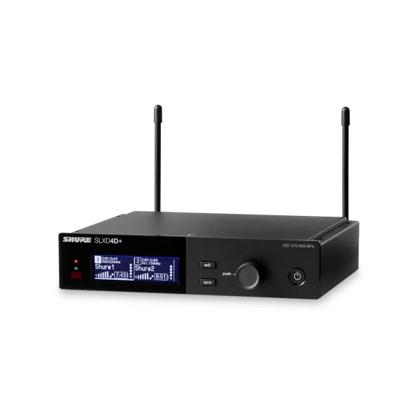 SLXD24D+E-N8C-G65 SHURE - Système sans fil double main NXN8C 470-606 MHz