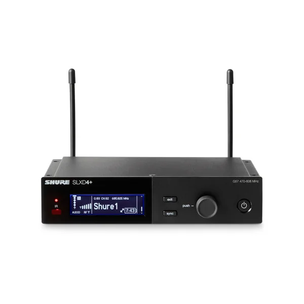 SLXD24+E-N8C-G65 SHURE Système complet micro main Nexadyne 470-606 MHz