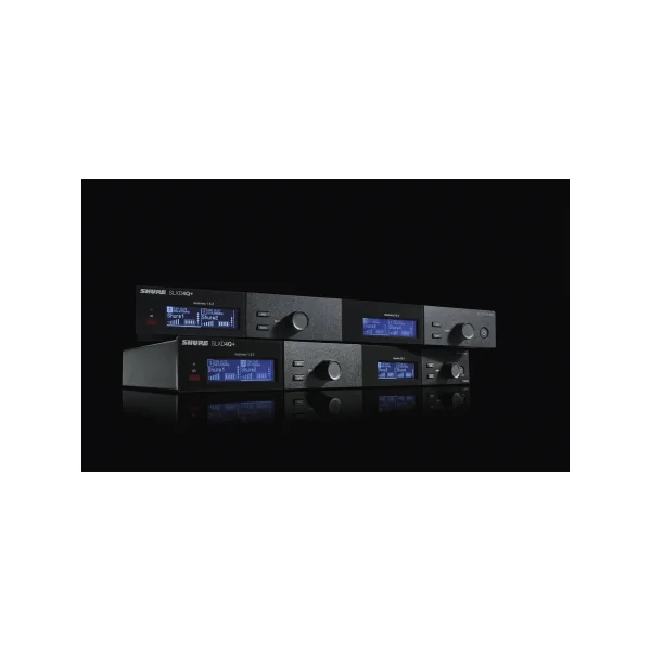 SLXD4Q+E-G65 SHURE Récepteur quad bande G65 470-606 MHz HF numérique