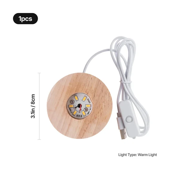 Socle d'exposition LED pour boule de cristal (1 pc)