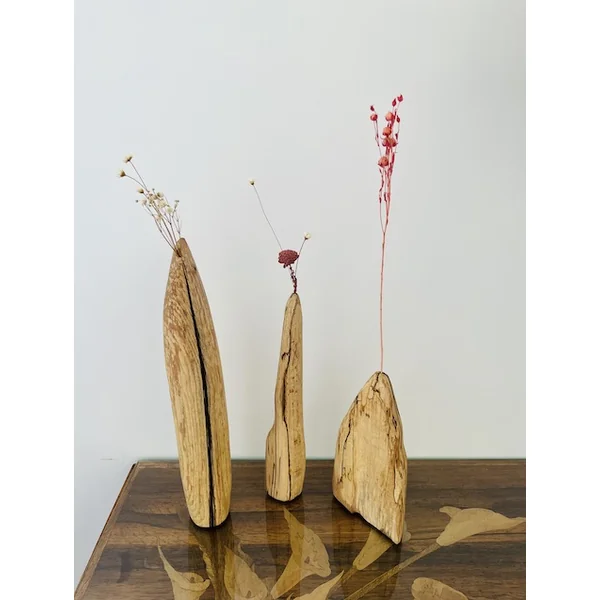 Soliflore en bois 30cm (hêtre) – Victor Giannotta, atelier Sepa