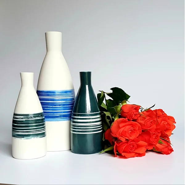 Soliflores en porcelaine – Rita Rogers