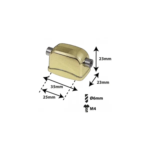 SPAREDRUM Coquille Caisse Claire 25mm Gold