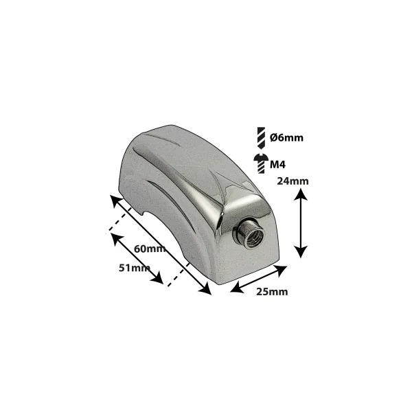 SPAREDRUM Coquille Caisse Claire Entre-Axe = 51mm (x1)