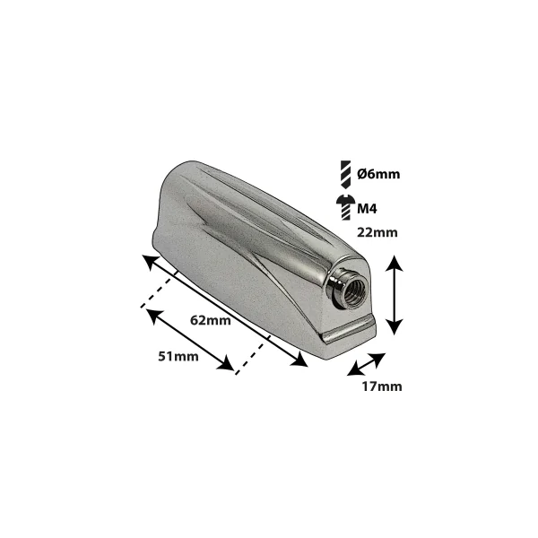 SPAREDRUM Coquille Caisse Claire Entre-Axe = 51mm (x1)