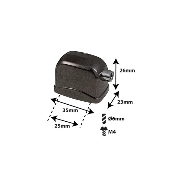 SPAREDRUM Coquille Grosse Caisse 25mm Black