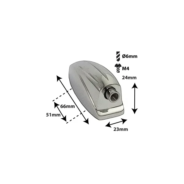 SPAREDRUM Coquille Grosse Caisse Entre-Axe = 51mm (x1)