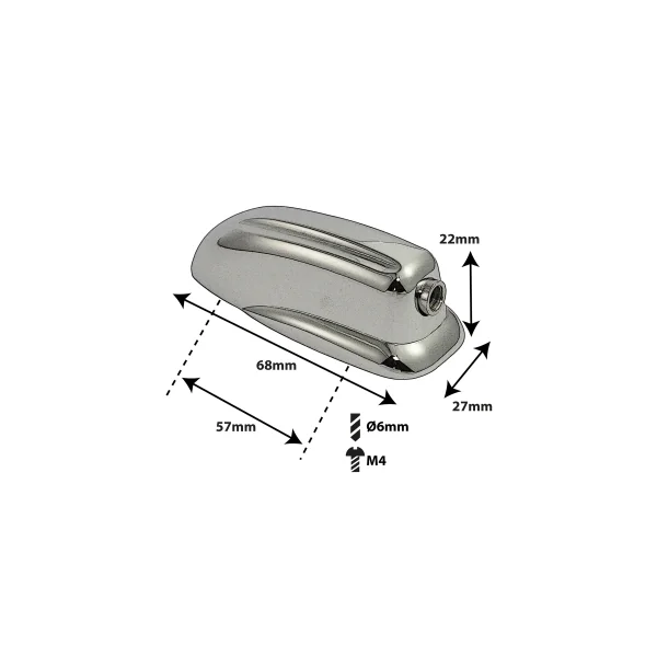 SPAREDRUM Coquille Grosse Caisse Entre-Axe = 57mm (x1)