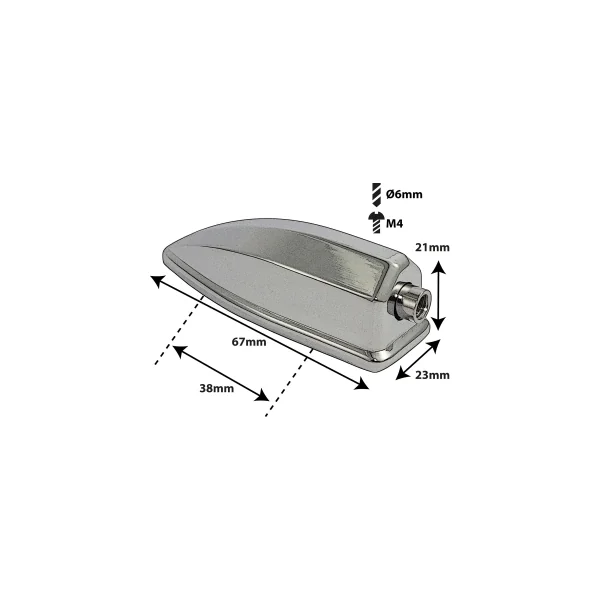 SPAREDRUM Coquille Tm/Caisse Claire Entre-Axe = 38mm (x1)