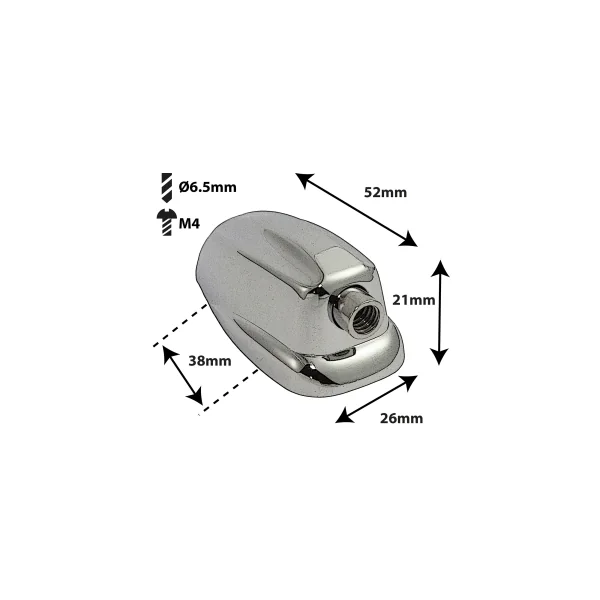 SPAREDRUM Coquille Tm/Caisse Claire Entre-Axe = 38mm (x1)